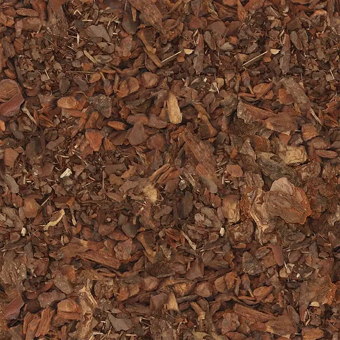 Rindenmulch Kiefer Mix 60l x 12 Sack 720l 12er Palette -  - Brauner, strukturierter Rindenmulch für Garten oder dekorative Bodenbedeckung.