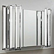 Camargue Flexilight LED-Spiegelschrank (B x H: 80 x 60 cm, Mit Beleuchtung, Spanplatte, Grafit)