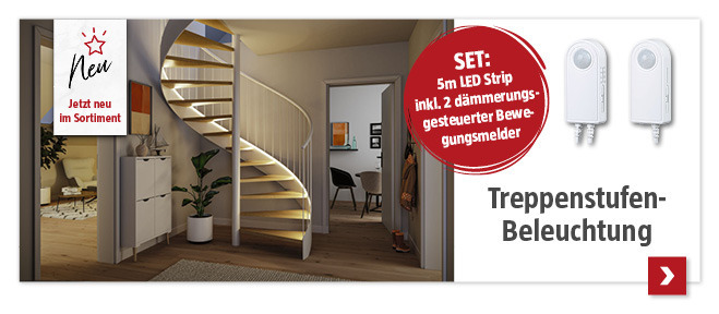 Beleuchtung einer Treppe
