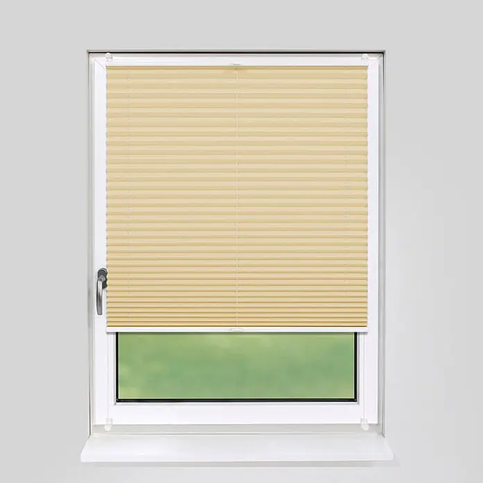 Plissee Klemmfix 100x210 cm beige blickdicht ohne Bohren online kaufen bei BAUHAUS