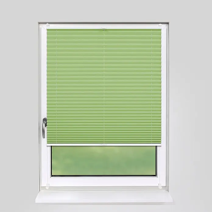 Plissee Klemmfix 95x150 cm grün blickdicht ohne Bohren online kaufen bei BAUHAUS