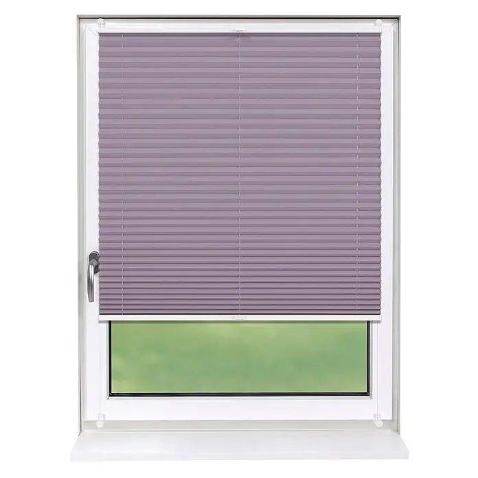 Plissee Klemmfix 120x150 cm flieder blickdicht ohne Bohren online kaufen bei BAUHAUS