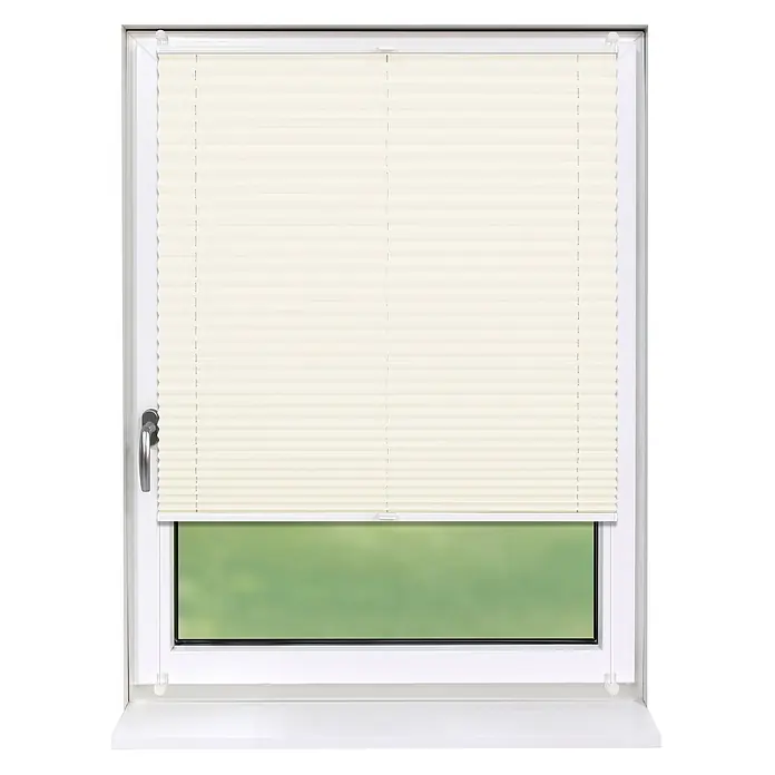 Plissee Klemmfix 85x210 cm vanille blickdicht ohne Bohren online kaufen bei BAUHAUS