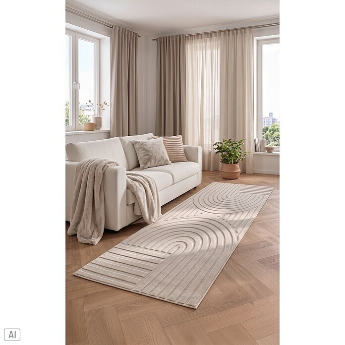 Elbersdrucke Schlaufenschal Liem (B x H: 140 x 255 cm, Beige) | BAUHAUS