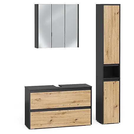 Badmöbel-Set Majest 100 cm Anthrazit Art.-Nr. 71727