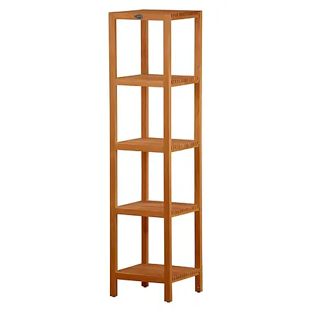 Badregal Holz Nevio Teak Massivholz ideal für Feuchträume 40 x 40 cm