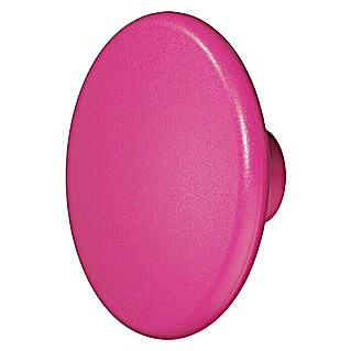 Möbelknopf (Typ Möbelgriff: Knopf, Ø x H: 52 x 24 mm, Kunststoff, Pink)