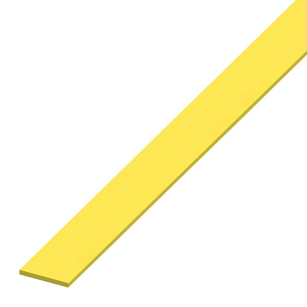 Produktbild von Thyssenkrupp Messing Flachprofil 15x3 Mm – 2 M Länge, CW617N (CuZn40Pb2)
