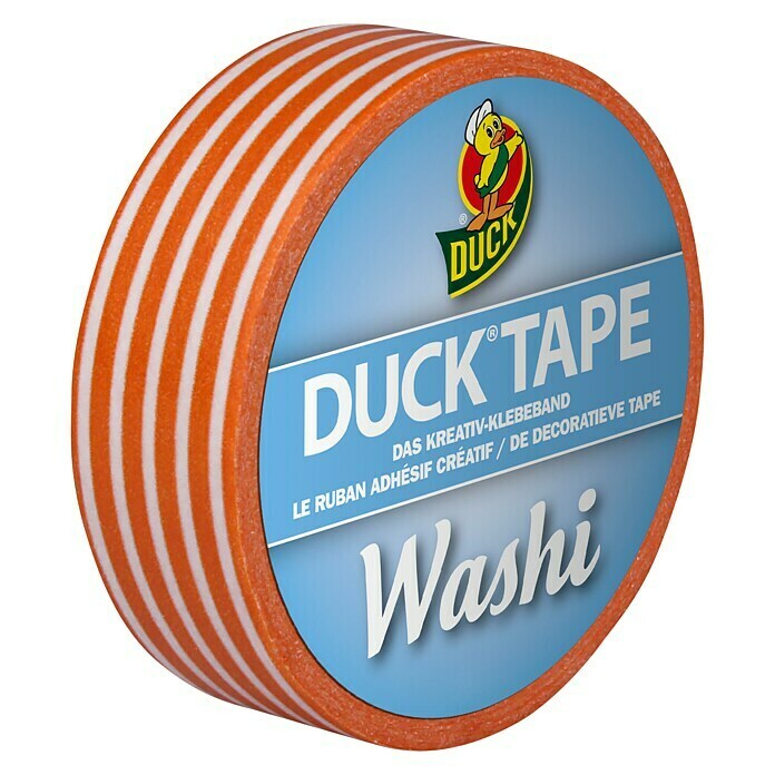 DUCK TAPE Washi Orange Stripes