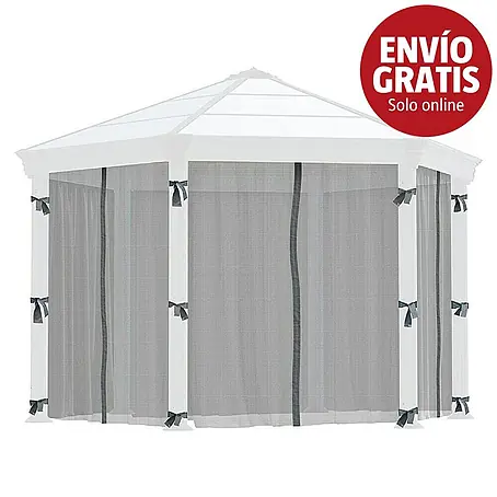 Palram – Canopia  Cortina mosquitera para cenador Mónaco/Roma