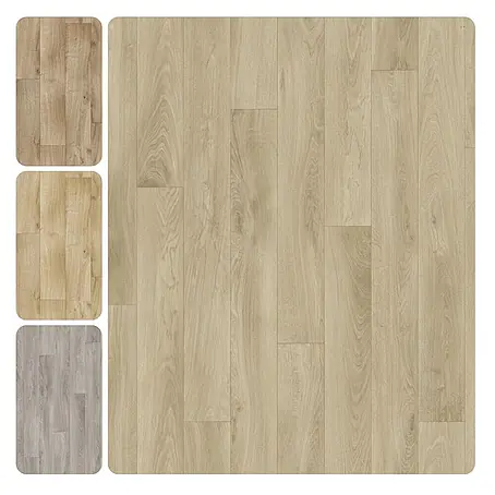 PVC-Boden Meterware Vinylboden 4m Diele Eiche natur