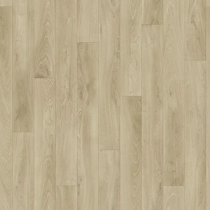 PVC-Boden Meterware Vinylboden 4m Diele Eiche natur -  - Helle Naturholz-Optik Laminatboden-Dielen.