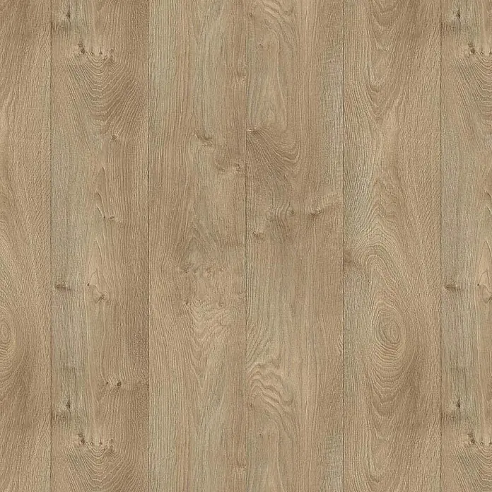 PVC-Boden Meterware Vinylboden 4m Holzoptik Diele Eiche natur -  - Hellbrauner Holzfußboden mit natürlicher Maserung.