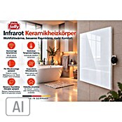 Jollytherm Infrarot-Keramikheizkörper (B x H: 60 x 60 cm, 365 W, Weiß) | BAUHAUS