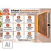 Infrarot-Keramikheizkörper (60 x 60 cm, 440 W, Anthrazit) | BAUHAUS