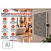 Jollytherm Infrarot-Keramikheizkörper (B x H: 60 x 60 cm, 365 W, Naturstein) | BAUHAUS