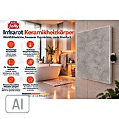Jollytherm Infrarot-Keramikheizkörper (B x H: 60 x 60 cm, 365 W, Beton) | BAUHAUS