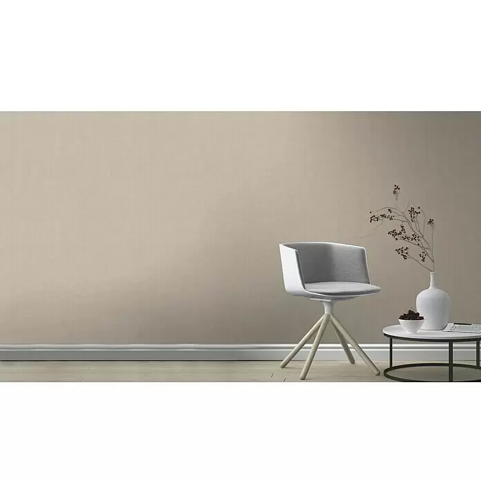 Rasch Vliestapete - Sand, Uni, 10,05 x 0,53 m, Schimmernd - Stimmungsaufnahme