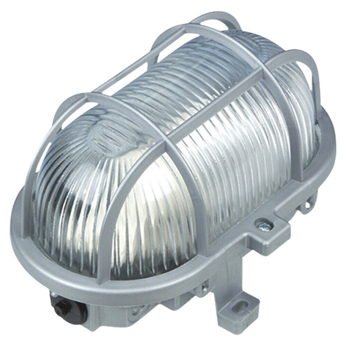 Ritter Leuchten Ovale lamp Iso (Zilver, 5 W, E27, IP44, Energielabel: A+)