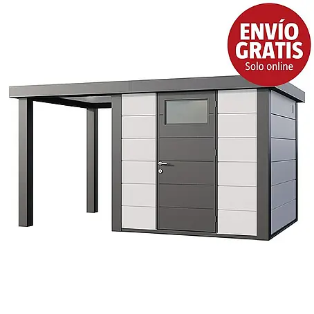 Telluria  Caseta para jardín Classico 2424 con salón abierto a la izquierda