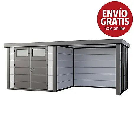 Telluria  Caseta para jardín Classico 2724 con salón a la derecha y 2 ventanas