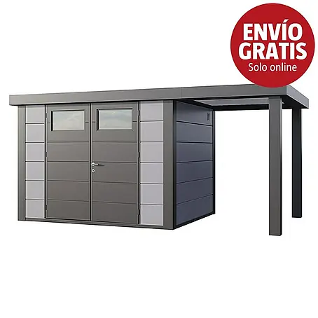 Telluria  Caseta para jardín Classico 3024 con salón abierto a la derecha