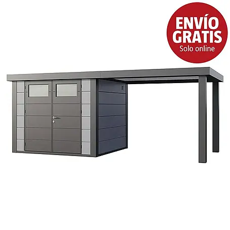 Telluria  Caseta para jardín Classico 2724 con salón abierto a la derecha