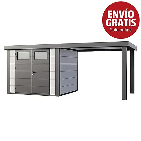 Telluria  Caseta para jardín Classico 2724 con salón abierto a la derecha
