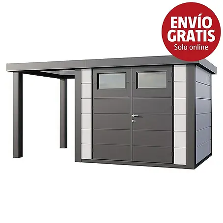 Telluria  Caseta para jardín Classico 2724 con salón abierto a la izquierda
