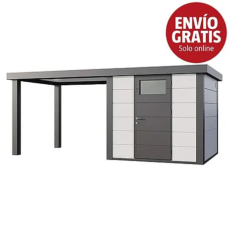 Telluria  Caseta para jardín Classico 2424 con salón abierto a la izquierda