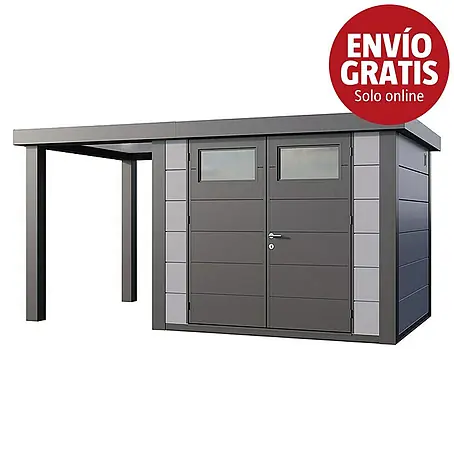 Telluria  Caseta para jardín Classico 2724 con salón abierto a la izquierda