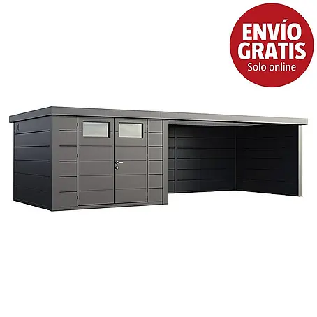 Telluria  Caseta para jardín Classico 3330 con salón XL a la derecha