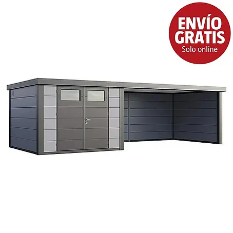 Telluria  Caseta para jardín Classico 3330 con salón XL a la derecha