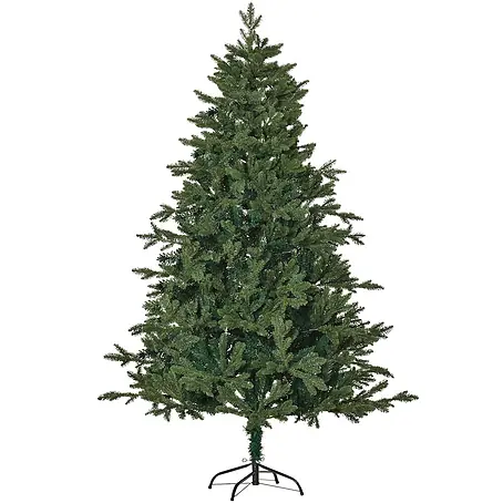 HOMCOM-Christbaum-Ø120 x 180H cm-Grün