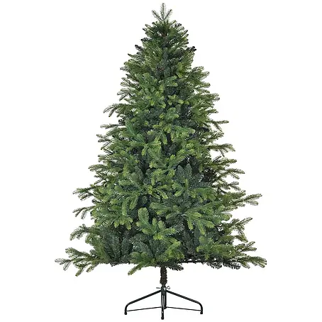 HOMCOM-Weihnachtsbaum-Ø122 x 183H cm-Grün