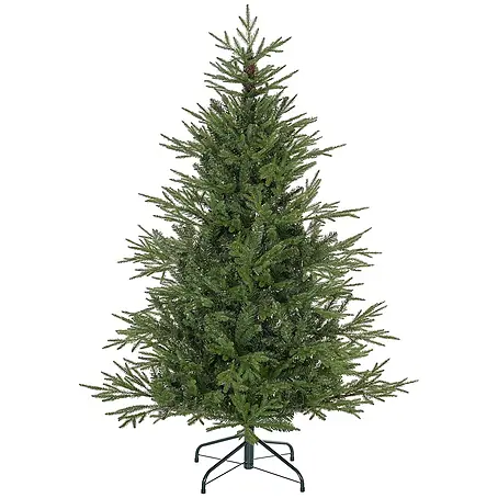 HOMCOM-Weihnachtsbaum-95L x 95B x 150H cm-Grün