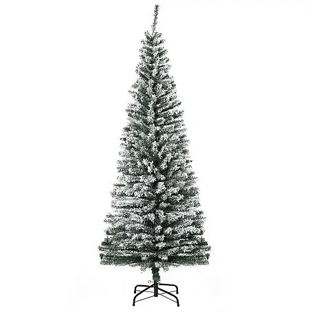 HOMCOM-Weihnachtsbaum-Ø60 x 180H cm-Grün