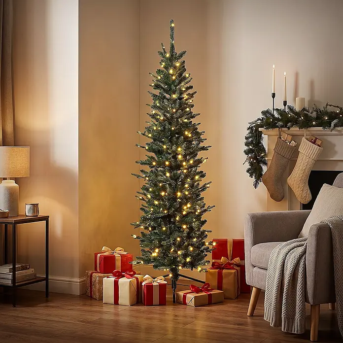 ECD Germany Künstlicher Weihnachtsbaum 150 cm mit Beleuchtung, Naturgetreu online kaufen bei BAUHAUS