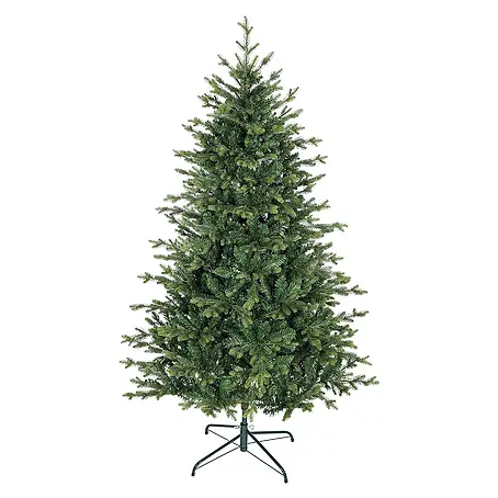 HOMCOM-Weihnachtsbaum-100L x 100B x 180H cm-Grün