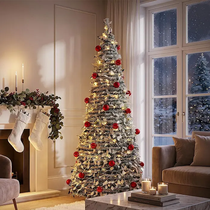 ECD Germany Künstlicher Pop-Up-Weihnachtsbaum 180 cm mit Deko & Beleuchtung online kaufen bei BAUHAUS