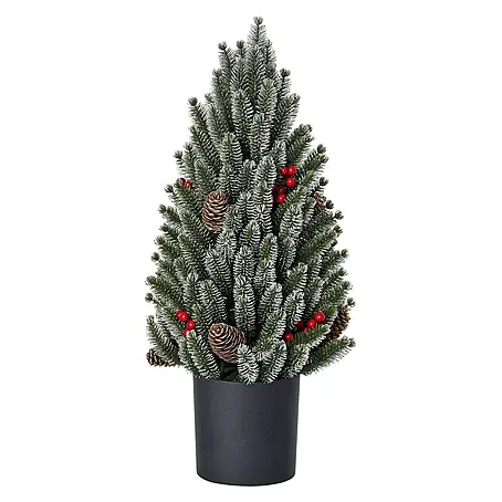 HOMCOM-Weihnachtsbaum-Ø27 x 47H cm-Grün