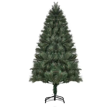 HOMCOM-Weihnachtsbaum-Ø90 x 180H cm-Grün