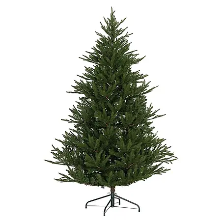 HOMCOM-Weihnachtsbaum-110L x 110B x 183H cm-Grün