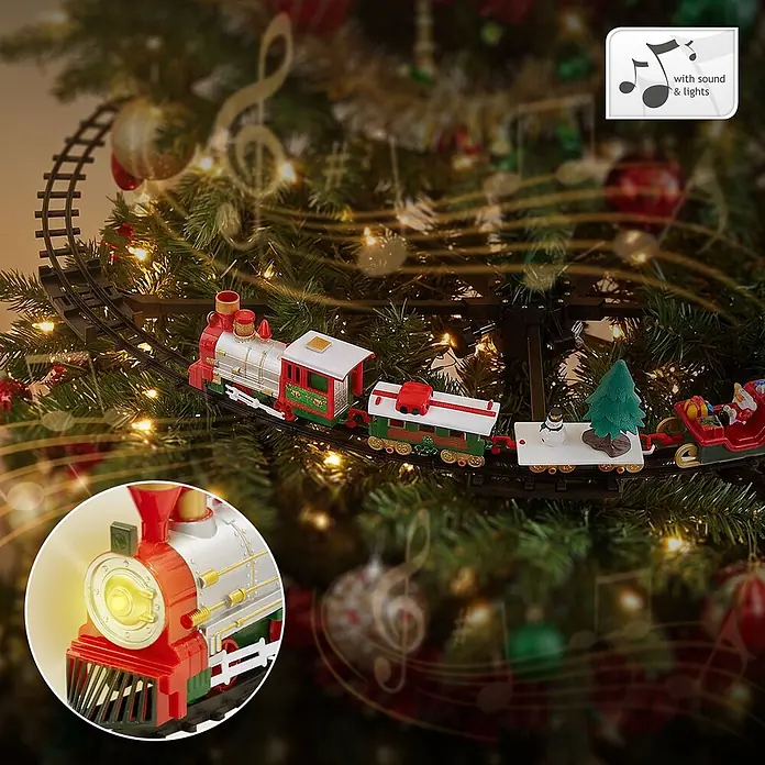 ECD Germany Weihnachtszug für den Weihnachtsbaum, Elektrisch Weihnachtsdeko online kaufen bei BAUHAUS
