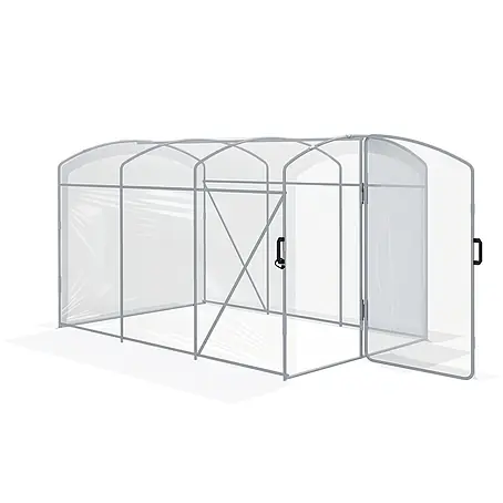 Outsunny-Tunnelgewächshaus-300L x 200B x 195Hcm
