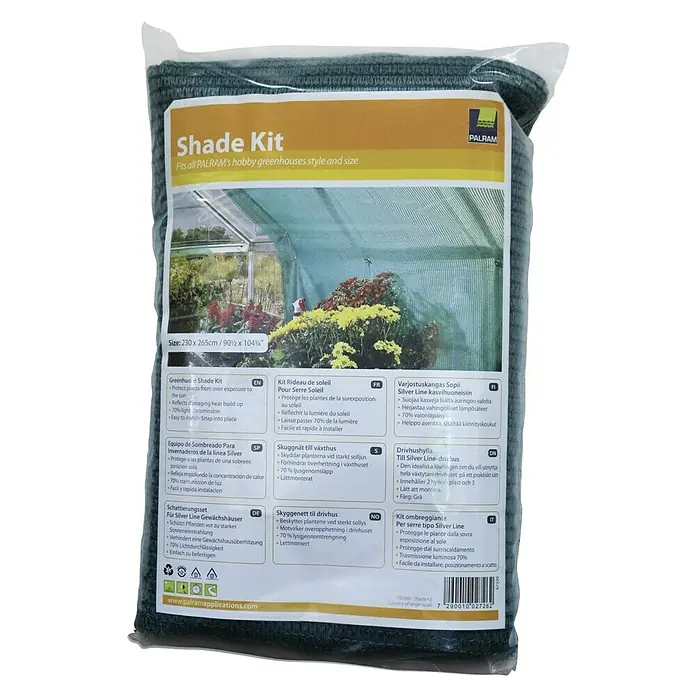 Palram – Canopia Schattierungsnetz - 265 x 230 cm, Grün, Kunststoff - Shade Kit for PALRAM Gewächshäuser, schützt Pflanzen vor Sonne und Hitze, 70% Lichtdurchlässigkeit, einfache Montage.