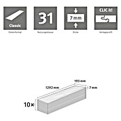Egger Laminat NatureSense (Falun Eiche, Landhausdiele, 1 292 x 193 x 7 mm) | BAUHAUS