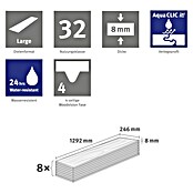 Egger Laminat NatureSense Aqua (Loja Eiche hellgrau, Landhausdiele, 1 292 x 246 x 8 mm) | BAUHAUS