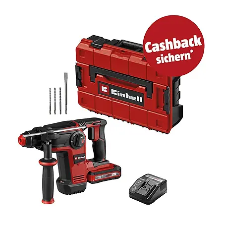 Einhell Professional PXC 18V Akku-Bohrhammer TP-HD 18/28 Li BL+4