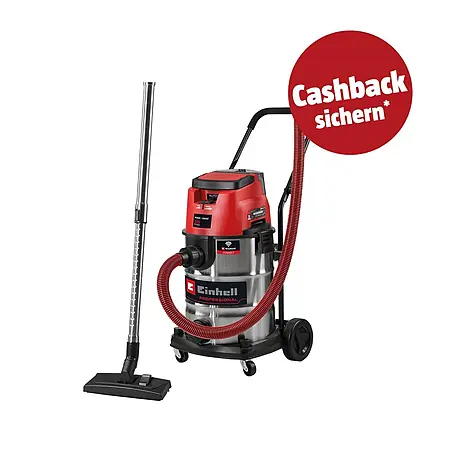 Einhell Professional PXC 18V Akku-Nass-Trockensauger TP-VC 36/30 S Auto-Solo